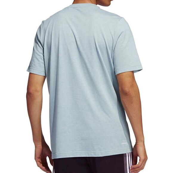 NEW! Adidas Men's Lightweight Melange Short Sleeve Tee - Picture 3 of 16